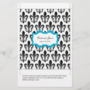 Candy Bar Wrapper   New Orleans Turquoise