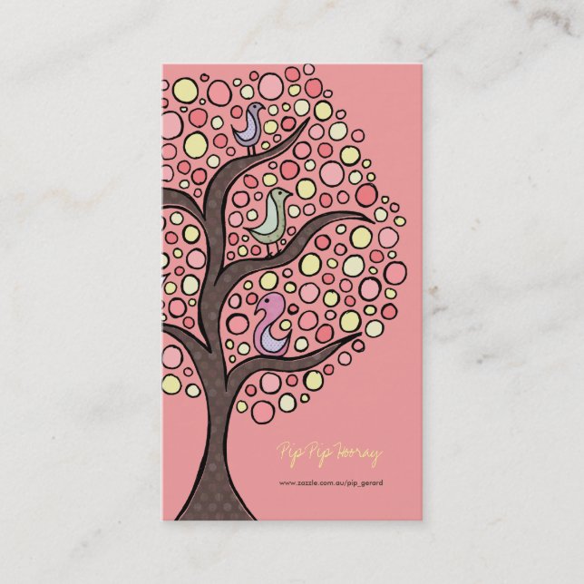 Candy Bird Tree Online Store Business Profile Card (Front)