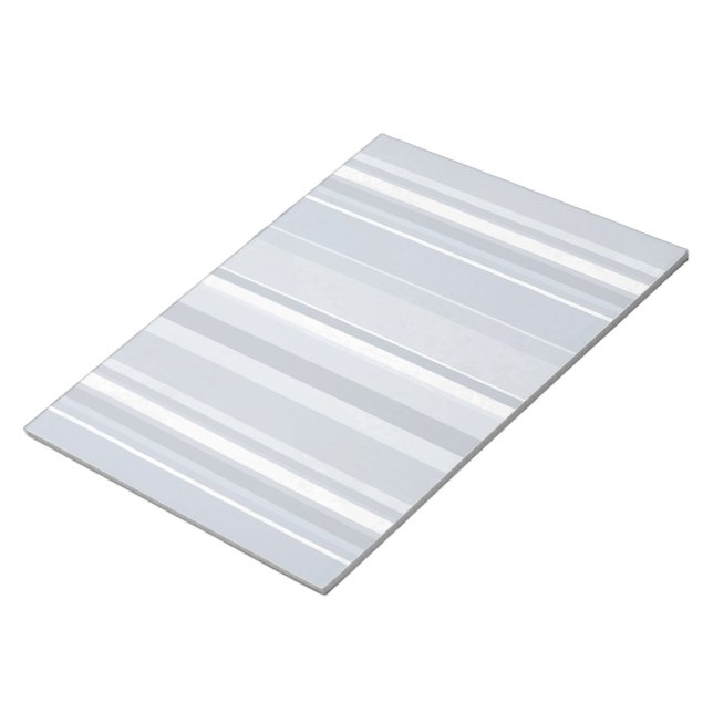 Candy Blue Stripes Notepad (Angled)