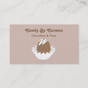 Candy Business Card - Chocolate