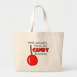 Candy Business Large Tote Bag