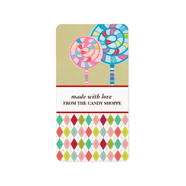 Candy Business Product Labels (Front)