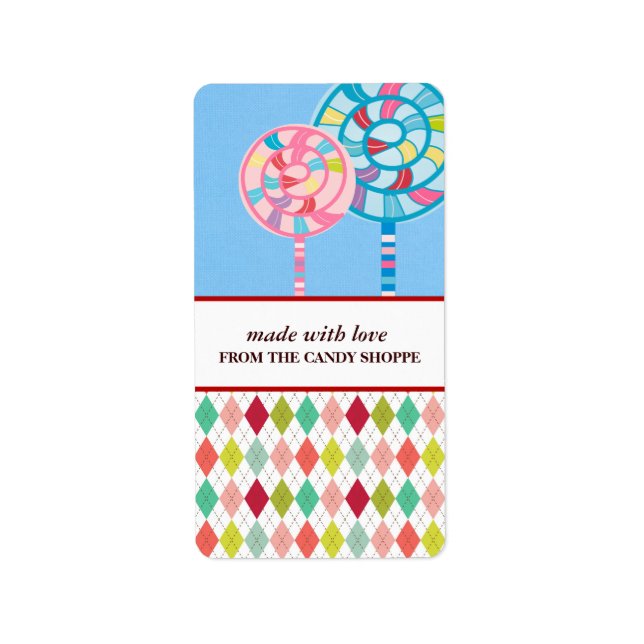 Candy Business Product Labels (Front)