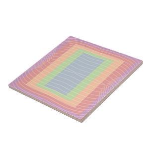 Candy Cake Pastel Colour Block Ceramic Tile