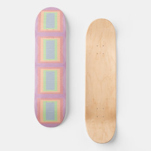 Candy Cake Pastel Colour Block Skateboard