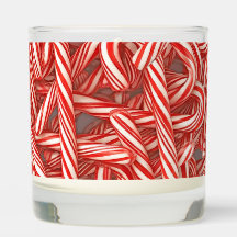 CANDY CANE CANDLE
