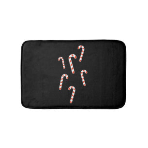 Candy Cane Christmas Bath Mat