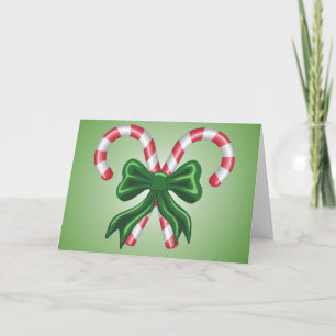 Candy Cane Christmas Card