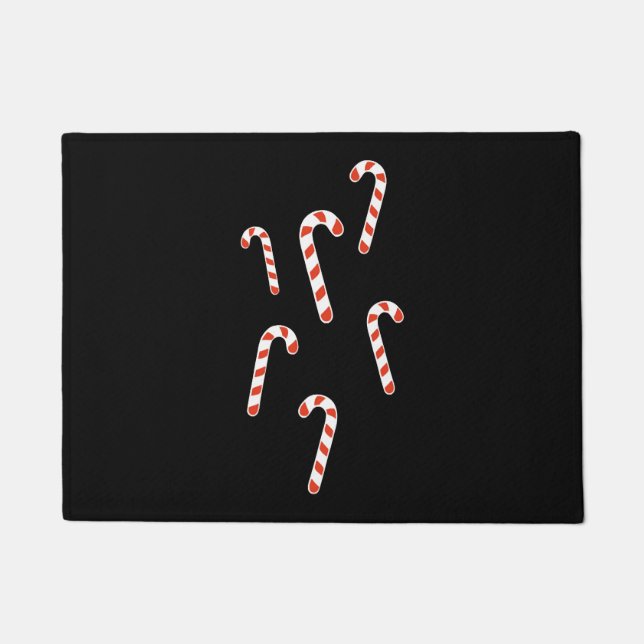 Candy Cane Christmas Doormat (Front)