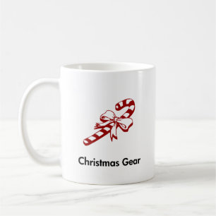 Candy Cane Christmas Gear Coffee Mug