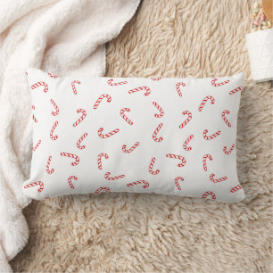 Candy Cane Christmas Lumbar Cushion