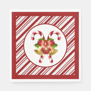 Candy Cane Christmas  Napkin