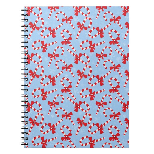 Candy Cane Christmas Notebook (Front)