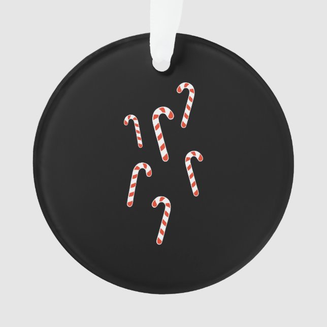 Candy Cane Christmas Ornament (Front)