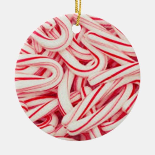 ***CANDY CANE*** CHRISTMAS ORNAMENT (Front)