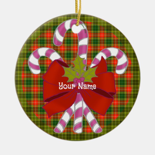 Candy Cane Christmas  ornaments (Front)