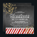 Candy Cane Christmas Party  Invitation<br><div class="desc">Personalise this fun invitation for your upcoming Christmas celebration!</div>