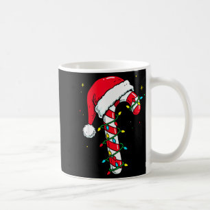 Candy Cane Christmas Shirt Santa Hat Family Matchi Coffee Mug