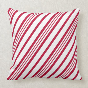 Candy Cane Christmas stripe Cushion