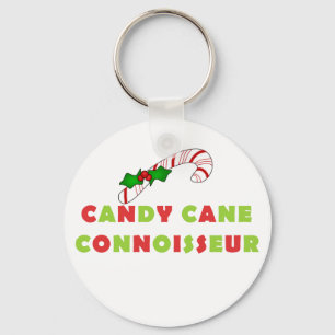 Candy Cane Connoissuer Tshirts and Gifts Key Ring