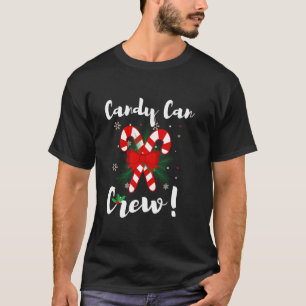 Candy Cane Crew Christmas Candy Love Matching Fami T-Shirt