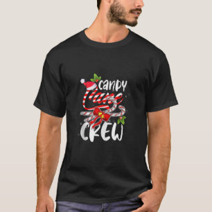 Candy Cane Crew Christmas Candy Lover Kids Boys Gi T-Shirt