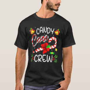 Candy Cane Crew Christmas Candy Xmas T-Shirt
