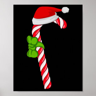 Candy Cane Crew Christmas Family Matching Xmas San Poster