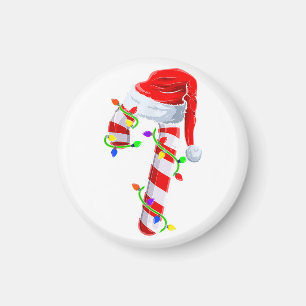 Candy Cane Crew Christmas Lights Family Matching X Magnet