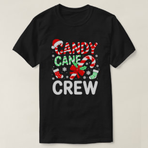 Candy Cane Crew Christmas Pyjamas T-Shirt