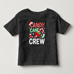 Candy Cane Crew Christmas Pyjamas Toddler T-Shirt