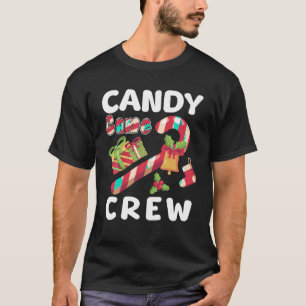Candy Cane Crew Cute Christmas Sweet Lover Ugly Co T-Shirt