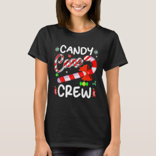 Candy Cane Crew Funny Christmas Candy Lover X Mas T-Shirt