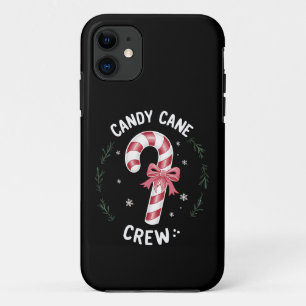 Candy Cane Crew Funny Christmas Candy Lover Xmas iPhone 11 Case