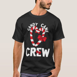 Candy Cane Crew Funny Christmas Sweet Candy Merry T-Shirt