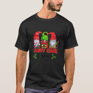 Candy Cane Crew Funny Gnome Family Christmas Merry T-Shirt