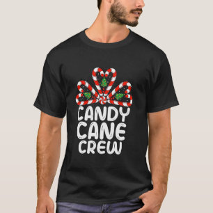 Candy Cane Crew Funny Matching Christmas Candy Lov T-Shirt