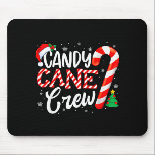 Candy Cane Crew Funny Xmas Christmas Pajamas Men W Mouse Pad