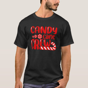 Candy Cane Crew Matching Family Group Candy Lover T-Shirt