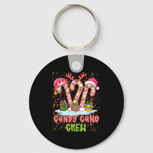 Candy Cane Crew Nk Coquette Preppy Color Xmas Pj S Key Ring