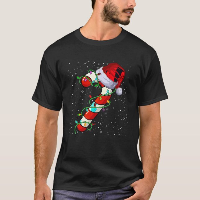 Candy Cane Crew Santa Christmas 2023 Kids Boys Gir T-Shirt (Front)