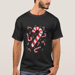 Candy Cane Crew Santa Christmas for Kids Boys Girl T-Shirt
