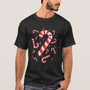 Candy Cane Crew Santa Christmas for Kids Boys Girl T-Shirt
