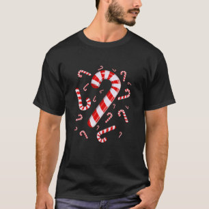Candy Cane Crew Santa Christmas for Kids Boys Girl T-Shirt