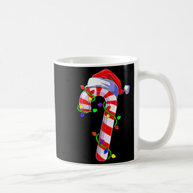 Candy Cane Crew Santa Christmas Kids Boys Girls  Coffee Mug (Right)