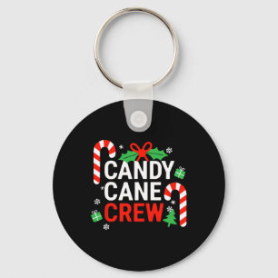 Candy Cane Crew Shirt Adult Men Women Kids Christm Key Ring