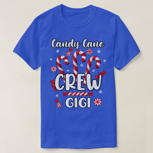 Candy Cane Crew Sweets Tester Cute Candies Lover G T-Shirt (Design Front)