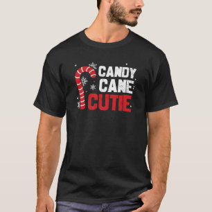 Candy Cane Cutie Christmas Funny Matching Premium  T-Shirt
