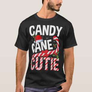 Candy Cane Cutie Christmas Xmas Women Girls Kids T T-Shirt