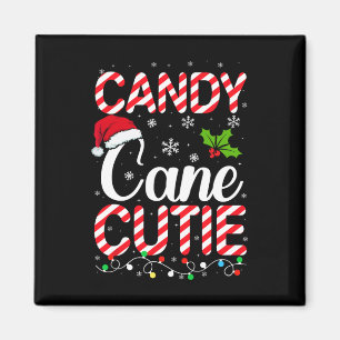 Candy Cane Cutie Cute Funny Christmas Xmas Candy L Magnet